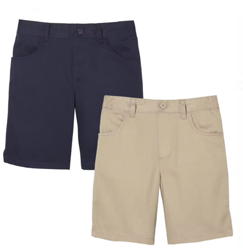 Boys Flat Front Shorts (6/Case)