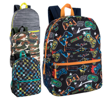 17 Inch Printed Backpack (24/Case)