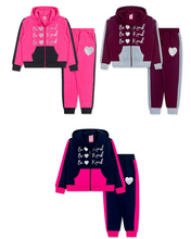 Girls 2 Piece Fleece Set (24/Case)