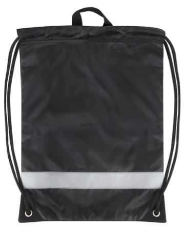 18 Inch Safety Drawstring Bag With Reflective Strap ($3.00/Ea-100/Case)