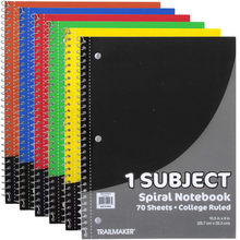 1 Subject Notebook (50/Case)