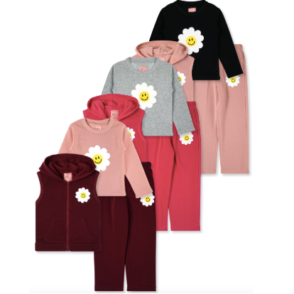 Girls 3 Piece Set (24/Case)