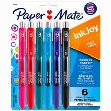6-Pack Papermate Gel Pens (72/Case)