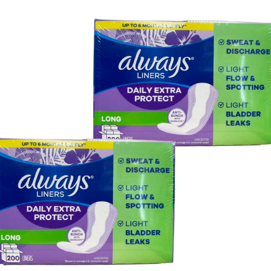 Daily Liners - Long (2 Boxes/Case)