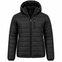 Mens Sherpa-Lined Hooded Puffer Jacket (6/Case)