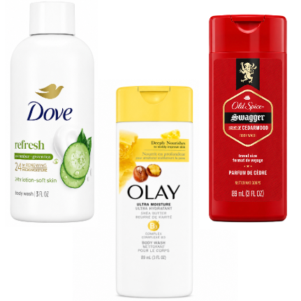Travel Size Deep Moisture Body Wash (96/Case)