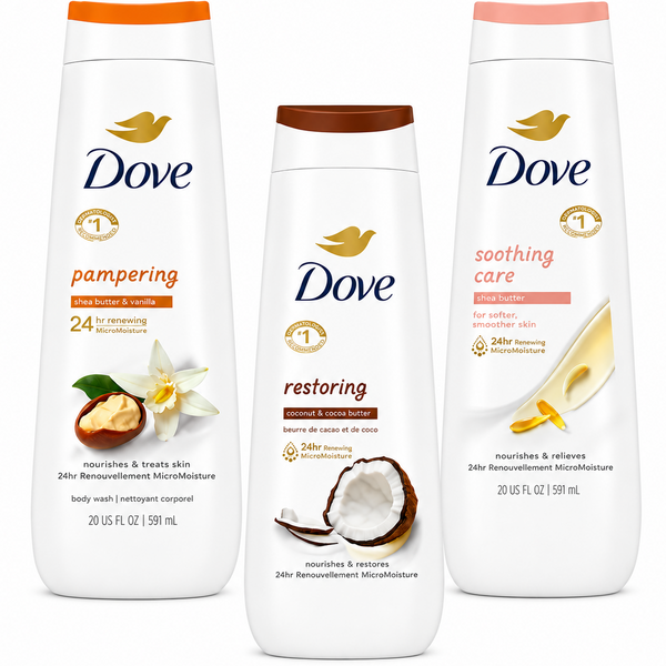Dove Body Wash (24 Bottles/Case)