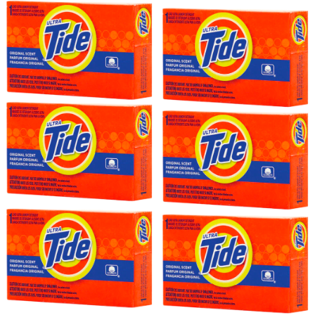Individual Use Laundry Detergent Powder (156 Boxes/Case)