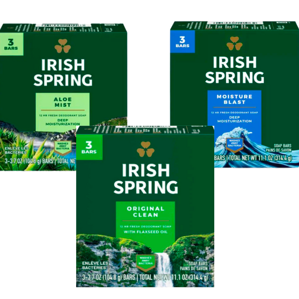 Irish Spring Soap Bar (54 Bars/Case)