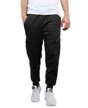 Adult Slim Fit Fleece Jogger Cargo Sweatpants - By Piece