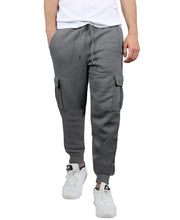 Adult Slim Fit Fleece Jogger Cargo Sweatpants - By Piece