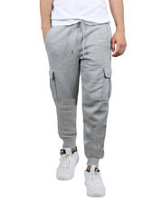 Adult Slim Fit Fleece Jogger Cargo Sweatpants - By Piece