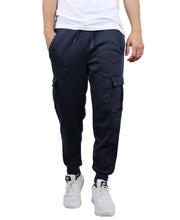 Adult Slim Fit Fleece Jogger Cargo Sweatpants - By Piece