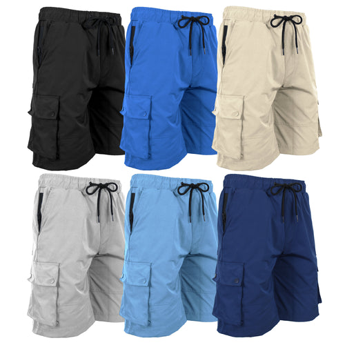 Adult Moisture Wicking Performance Cargo Shorts (6/Case)