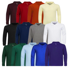 Youth Long Sleeve Polo (6/Case)