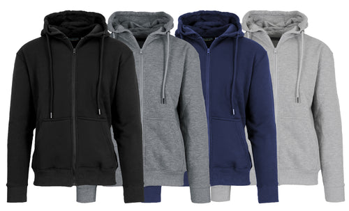 Adult Fleece-Lined Full-Zip Hoodie (6/Case)