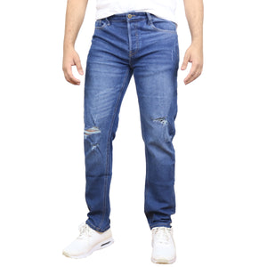 Men's 5 Pocket Ripped Jeans (6/Case)