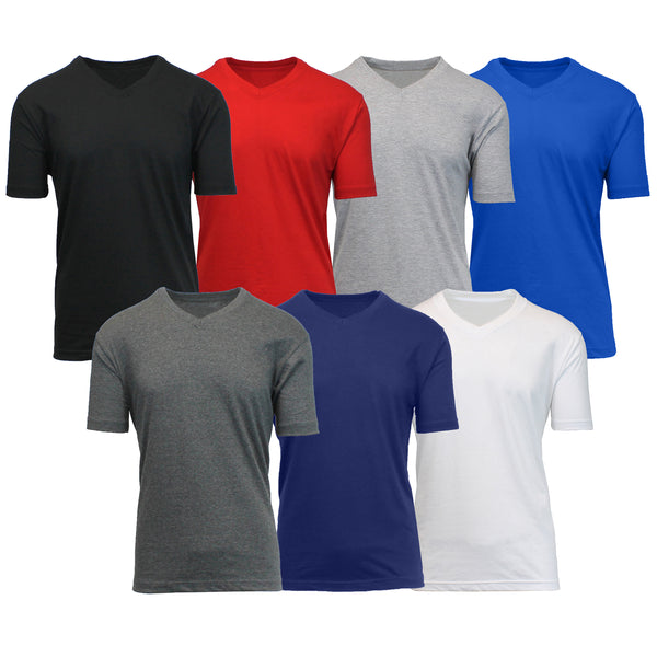 Adult Short Sleeve V-Neck T-Shirt (6/Case)