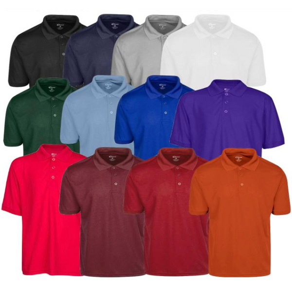 Youth Short Sleeve Performance Polo (6/Case)