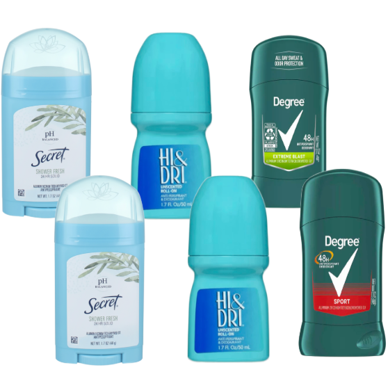 Travel Size Deodorant (48/Case)