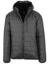 Mens Sherpa-Lined Hooded Puffer Jacket (6/Case)