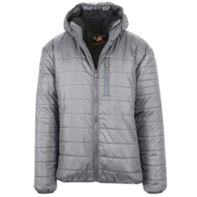 Mens Sherpa-Lined Hooded Puffer Jacket (6/Case)