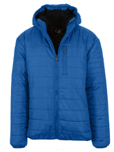 Mens Sherpa-Lined Hooded Puffer Jacket (6/Case)