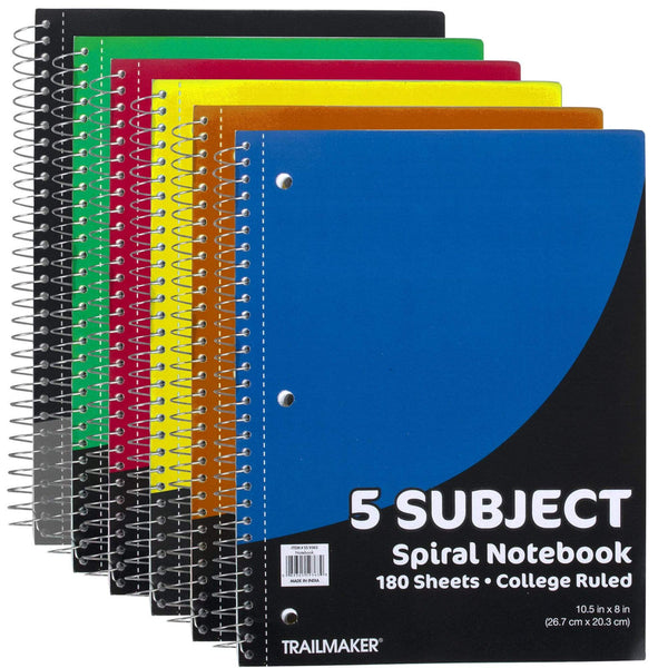 5 Subject Notebook College Ruled (20/Case)