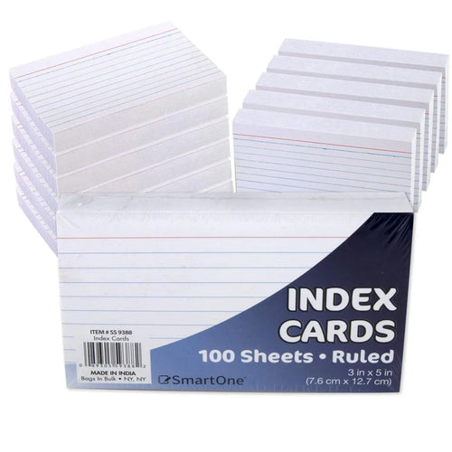 Index Cards (100/Case)