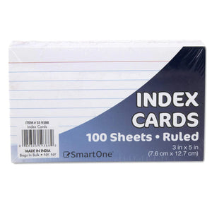 Index Cards (100/Case)