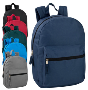 15 Inch Basic Backpack ($6.50/Ea-24/Case)