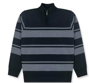 Boys Stylish Quarter Zip Sweater (24/Case)