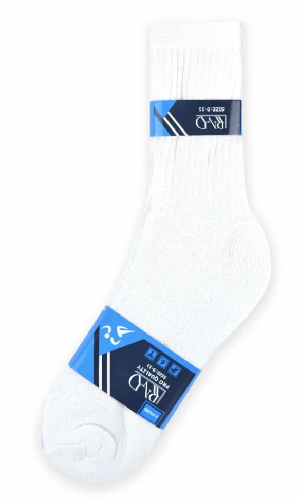 4-Pack Youth Crew Socks (12 Packs/Case)