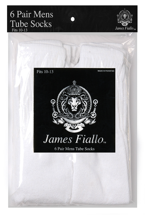 6-Pack Adult Tube Socks (30 Packs/Case)
