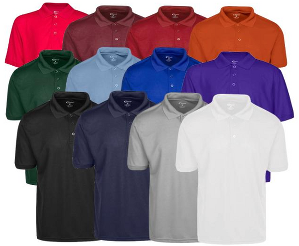 Men's Short-Sleeve Performance Polo (6/Case)