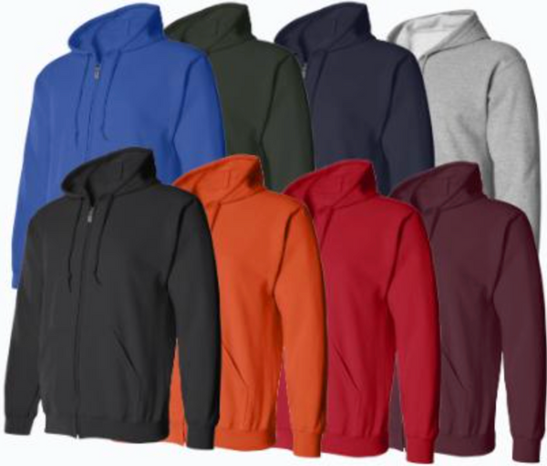 Adult Zipper Hoodie (6/Case)