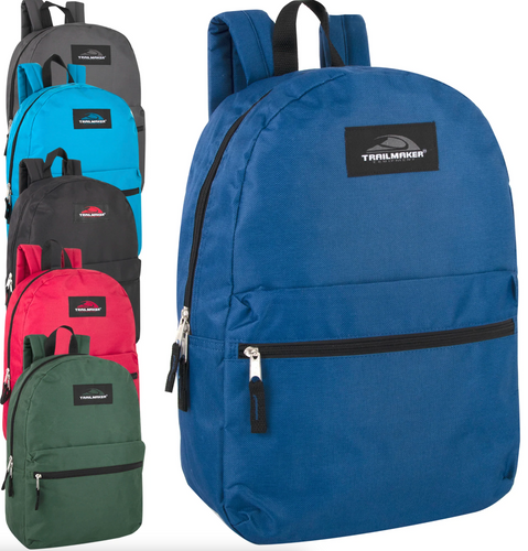 17 Inch Classic Backpack ($6.50/Ea-24/Case)