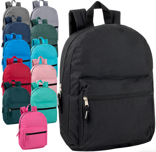 15 Inch Basic Backpack (24/Case)