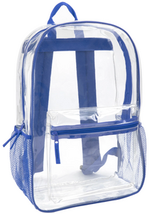 17 Inch Clear Backpack (24/Case)