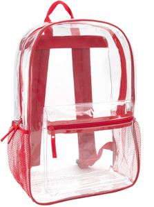 17 Inch Clear Backpack (24/Case)