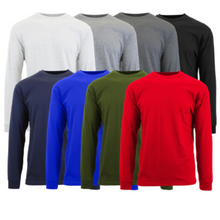 Adults Long Sleeve Crew Neck T-Shirt (6/Case)