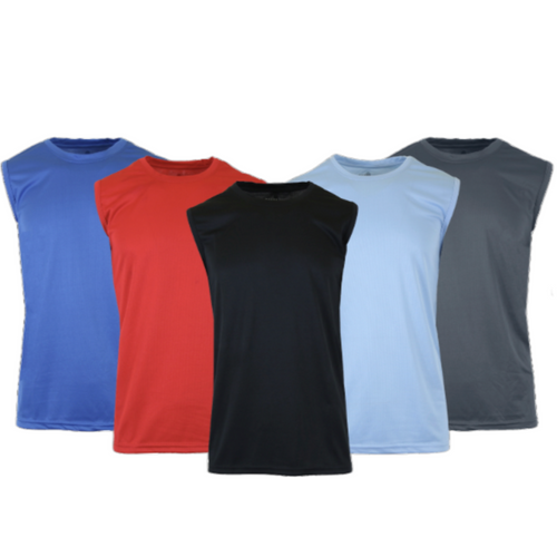 Men's Moisture-Wicking Muscle Tee (6/Case)