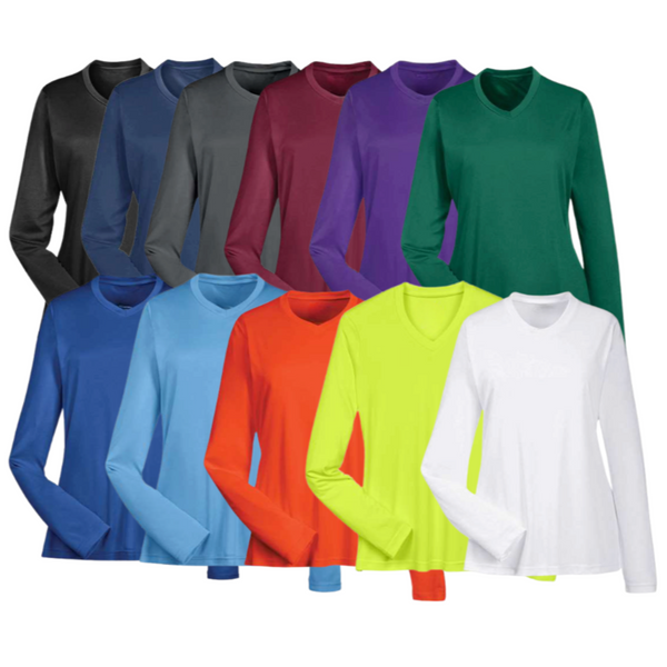 Women's Moisture Wicking Long Sleeve T-Shirt (6/Case)