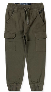 Youth Cotton Twill Cargo Joggers (24/Case)
