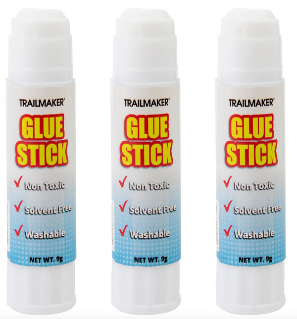 Glue Sticks - 3-pack (100/Case)