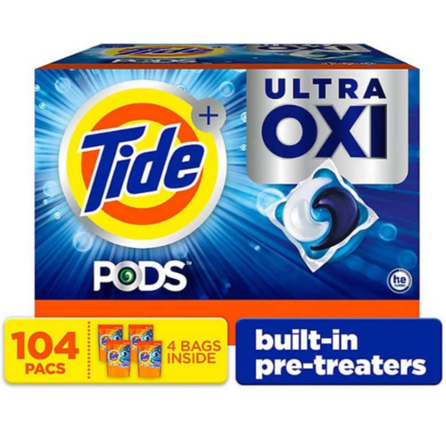 Laundry Detergent Pods (4 Bags/Case)