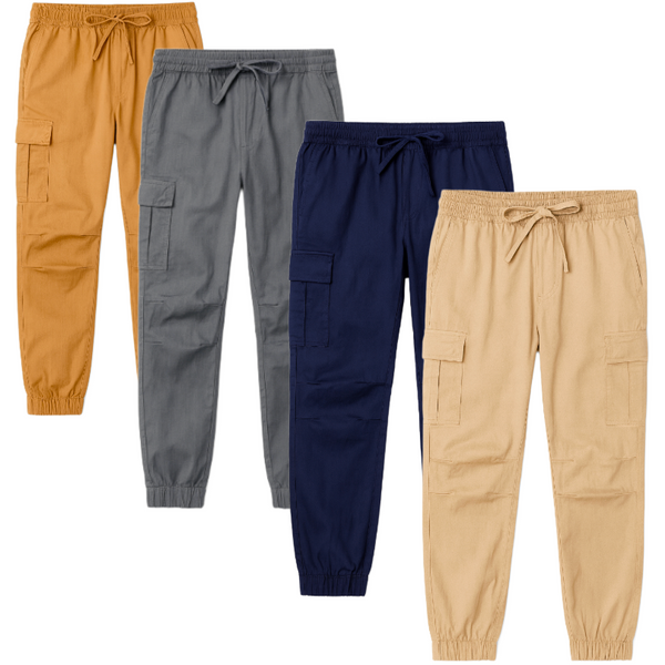 Adult Twill Cargo Jogger (6/Case)