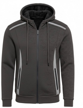 Adults Sherpa-Fleece Lined Hoodie With Reflective Stripes  (6/Case)