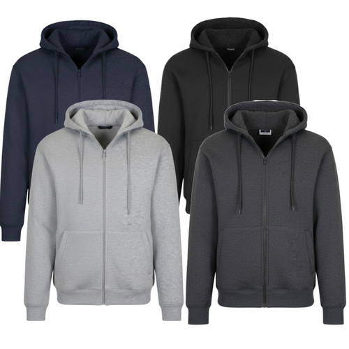 Adult Sherpa-Fleece Lined Hoodie (6/Case)