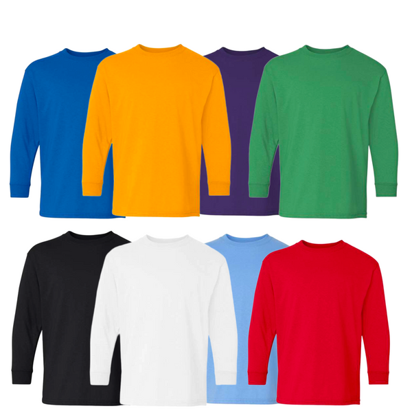 Youth Long Sleeve T-Shirt (6/Case)